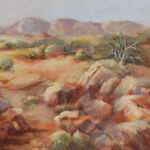 Painting "Towards Santa Fe"