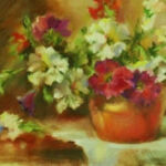 Victoria's Petunias (Private Collection)